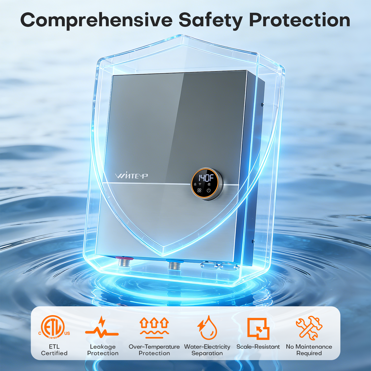WM36 Plus Smart Whole-House Tankless Electric Water Heater
