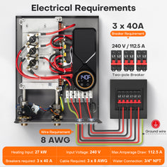 WM36 Plus Smart Whole-House Tankless Electric Water Heater